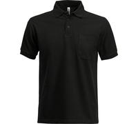 Fristads Polo à manches courtes Acode Polo 1721 PIQ Noir S