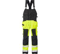 Fristads Salopette de sécurité haute visibilité Cl. 2 1014 PLU Jaune de sécurité/Noir D120