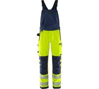 Fristads Salopette stretch High Vis Green cl. 2 1031 GSTP Jaune de sécurité/Marine C150