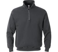 Fristads Sweat-shirt zippé Acode 1737 SWB gris foncé S