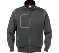 Fristads Sweat-shirt zippé Acode Veste de sweat 1747 DF Gris foncé XL