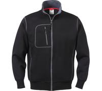 Fristads Sweat-shirt zippé Acode Veste de sweat 1747 DF Noir M