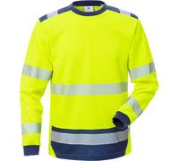Fristads T-shirt de sécurité haute visibilité T-shirt manches longues KL. 3 7724 THV Haute visibilité-Jaune/Marine 4XL