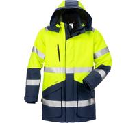 Fristads Veste de sécurité haute visibilité GORE-TEX Parka d'hiver 3 en 1 Cl.3 4989 GXB Jaune de sécurité/Marine XL