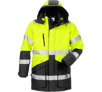 Fristads Veste de sécurité haute visibilité GORE-TEX Parka d'hiver 3 en 1 Cl.3 4989 GXB Jaune de sécurité/Noir S