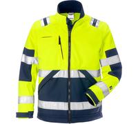 Fristads Veste de sécurité Softshell haute visibilité Cl. 2 4083 WYH Jaune de sécurité/Marine M