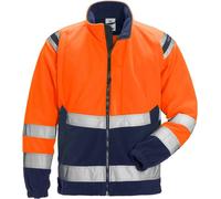 Fristads Veste polaire haute visibilité Cl. 3 4041 FE orange/marine de sécurité 3XL