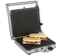 Fritel Grill/Panini/BBQ GR 2275 - Plaque à croque-monsieur et barbecue en 1-29 x 26 cm - 2000 W - Plaques amovibles - Ouverture à 180°
