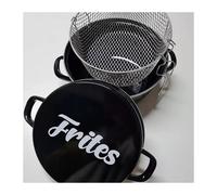 Friteuse en acier Emaillé Noir Baumalu D26