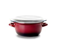 Friteuse traditionnelle acier émaillé 24 cm rouge Ibili