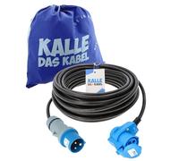 Fritz das Kabel Rallonge CEE en caoutchouc avec fiche coudée 230 V H07RN-F 3G 2,5 mm², 240 voltsV