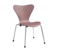 Fritz Hansen 3177 Chaise d'enfant Series 7 Wild rose frêne peint-chrome