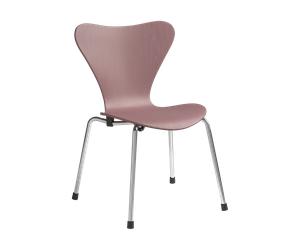Fritz Hansen 3177 Chaise d'enfant Series 7 Wild rose frêne peint-chrome