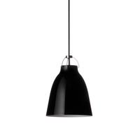 Fritz Hansen Caravaggio P1 Pendelleuchte, noir, câble noir