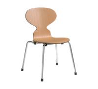 Fritz Hansen Chaise d'enfant Myran Oregon pine-chrome