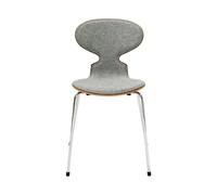 Fritz Hansen - Chaise rembourrée Gris