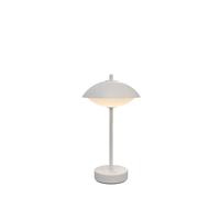 Fritz Hansen Clam Portable Akku Tischleuchte, blanc