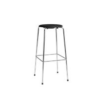 Fritz Hansen High Dot Tabouret de Bar H76 4 Pieds Chrome/ Frêne Noir