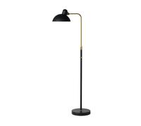 Fritz Hansen Kaiser Idell 6580-F Luxus Stehleuchte, Matt Black / Brass