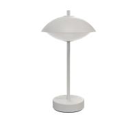 Fritz Hansen Lampe de table portable Clam 31 cm White
