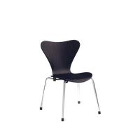 Fritz Hansen Série 7 Chaise Enfant Chrome/890 Bleu Nuit