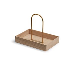 Fritz Hansen Skagerak Norr Plateau de Transport Chêne/ Laiton