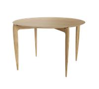 Fritz Hansen Table Plateau Basse Ø60 Chêne