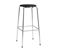 Fritz Hansen Tabouret de bar High Dot Frêne noir-chrome