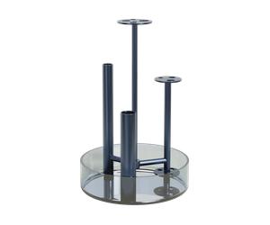 Fritz Hansen Vase Ikeru high Dusk blue
