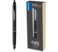 Frixion Ball Zone Noir In Gift Box - Premium Erasable Retractable Pen With Thermosensitive Ink - Refillable And Ergonomic Rollerball Pen - Black Ink - Medium Point
