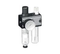 FRL 2 Parties G3/8'' 1200l/min 0.5-16.0bar/7-232psi Semi-Auto Métal Multifix 1