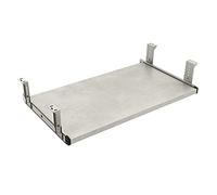 FRMSAET Glissante 53cm/60cm/76cm Plateau pour Clavier (60 cm, Roche Grise) | Support de plateforme en bois renforcé pour mobilier - tiroir coulissant sous bureau, avec coulisses réglables en hauteur