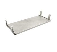 FRMSAET Glissante 53cm/60cm/76cm Plateau pour Clavier(76 cm, Roche Grise) | Support de plateforme en bois renforcé pour mobilier - tiroir coulissant sous bureau, avec coulisses réglables en hauteur