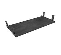 FRMSAET Glissante 53cm/60cm/76cm Plateau pour Clavier(76 cm, Roche Noire) | Support de plateforme en bois renforcé pour mobilier - tiroir coulissant sous bureau, avec coulisses réglables en hauteur