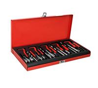 Froadp Kit d'outils de réparation de filetage - 131 pièces - Douilles filetées - Portable - Avec mallette - M5 M6 M8 M10 M12 - Kit de filetage