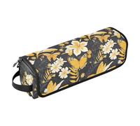 FRODOTGV Étui de voyage pour fer à friser aquarelle framboise et framboise pour femme, organiseur d'accessoires portable avec coussinet résistant à la chaleur pour outils chauds, fers plats
