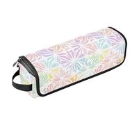 FRODOTGV Étui de voyage pour fer à friser aquarelle framboise et framboise pour femme, organiseur d'accessoires portable avec coussinet résistant à la chaleur pour outils chauds, fers plats