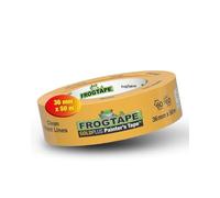 Frog Tape GoldPlus Ruban de Masquage Washi 36mm x 50m, Adhésif de Peintre Intérieur et Extérieur, Enlèvement Sans Résidus 60 Jours, Scotch Peinture pour Bords Nets, Résistant UV
