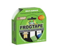 Frog Tape Ruban de masquage multi-surfaces vert pour peinture d'intérieur et décoration pour lignes nettes et sans bavure de peinture 36 mm x 55 m