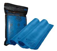 FROGG TOGGS Chilly Pad Lot de 2 Serviettes rafraîchissantes, 83,8 x 33 cm, Bleu - 83,8 x 33 cm