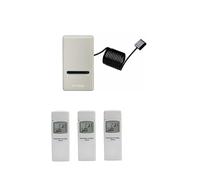 froggit DP1500 PRO IOT - Station météo sans fil - Dongle USB - Avec 3 thermomètres, hygromètres, capteurs sans fil froggit