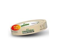 FrogTape Essential Ruban de Masquage Peinture 24mm x 50m, Adhésif de Peintre Intérieur et Extérieur, Enlèvement Sans Résidus 7 Jours, Scotch Masquage pour Bords Nets, Certifié FSC