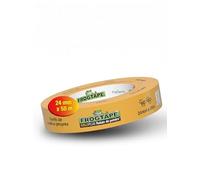 FrogTape GoldPlus Ruban de Masquage Washi 24mm x 50m, Adhésif de Peintre Intérieur et Extérieur, Enlèvement Sans Résidus 60 Jours, Scotch Peinture pour Bords Nets, Résistant UV