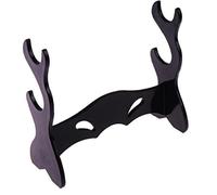 Froiny Collection Rack Support Acrylique Stand 2 Tiers Porte-Support Dessin Animé Périphérique D'armes Porte-Couteau pour, Le Noir, 11 * 5 * 12.5cm