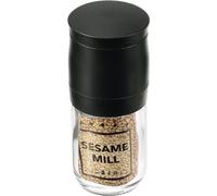 Froiny Grindille De Graines De Sésame avec Bouteille Transparente Sel Moulin Au Poivre Réglable Sel Manuel De Sel De Poivre Chef De Poivre Spice Mill Cuisine Outil