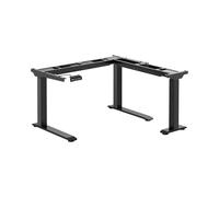 Fromm & Starck Star_ATFE_11 Piètement De Bureau d'angle en De Coin Assis Debout (Hauteur : 600-1 250 mm, Largeur à Gauche : 1 100 - 1 900 mm, Largeur à Droite : 900 - 1 500 mm, 150 kg)