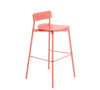 Fromme Barstool Tabouret de bar H 75 cm Petite Friture Corail - 3701128117140