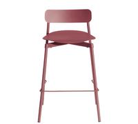 Fromme Barstool Tabouret de bar H 75 cm Petite Friture Marron rouge - 3701128117119