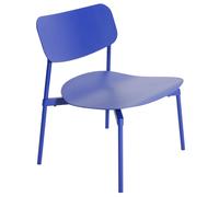 Petite Friture - Fauteuil bas empilable Bleu