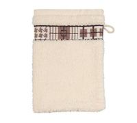 Frottana Fjord Gant de Toilette 15 x 20 cm en 100% Coton, Ivoire